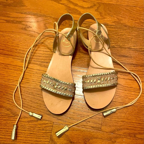 Jack Rogers Shoes - Jack Rogers tie up sandals- size 10